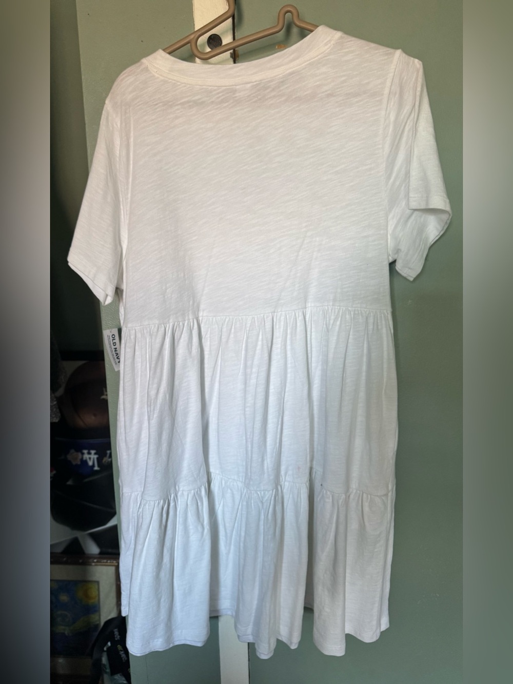 Old Navy women White Crewneck dress